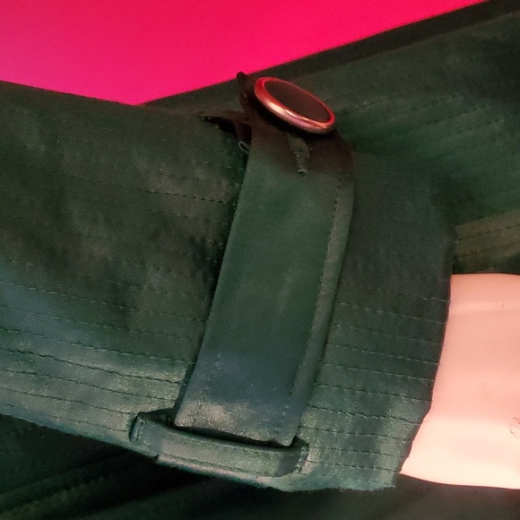 Bebe Trench Coat - Belted Peacoat Long Trench - Gorgeous Teal Green Colour Sz S - Picture 9 of 13